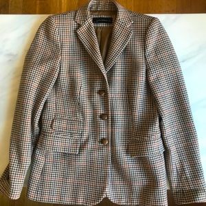 Zara Houndstooth Blazer